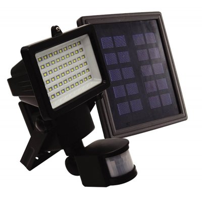 Refletor LED Solar Ecoforce com Sensor Luz Branca 600 Lúmens