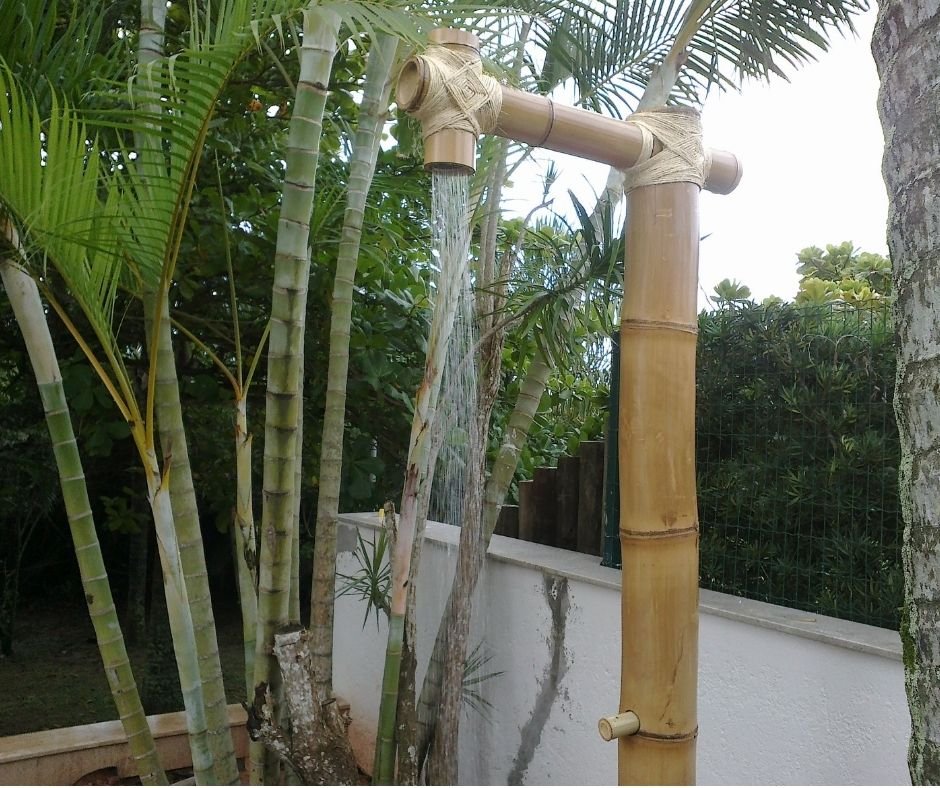 Chuveiro Externo de Bamboo